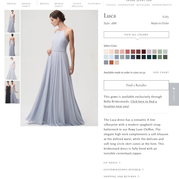 NWT Jenny Yoo - Picture 3 of 6